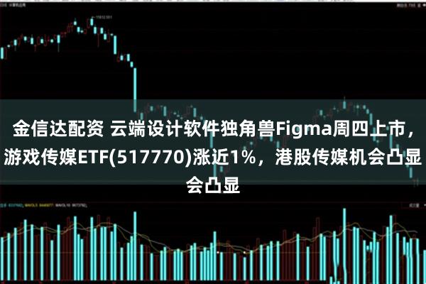 金信达配资 云端设计软件独角兽Figma周四上市，游戏传媒ETF(517770)涨近1%，港股传媒机会凸显